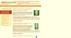 Desktop Screenshot of lugositas.vitaminsziget.com